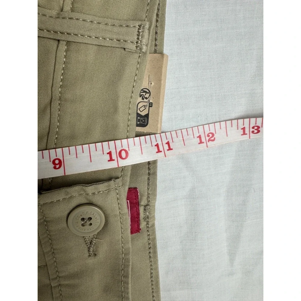 Levis XX Chino Shorts Mens 28 Khaki Tan‎ Stretch Twill